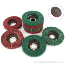 scouring pad cutter non woven flap disc 125mm